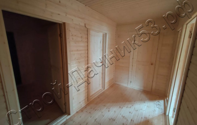 4 Каркасно-щитовой дом 78 М², Московская область, Серпуховский район, деревня Калугино. (10)